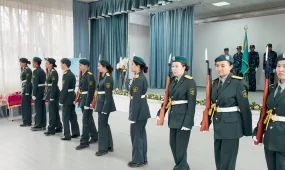 В Алматинской области открыли класс юных полицейских