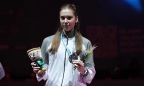 Семсерлесуші София Актаева Азия чемпионатында қола медаль алды
