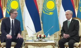 "Мы в Сербии можем многому научиться у вас": президент Сербии прибыл в Акорду