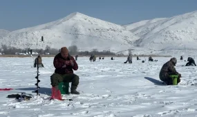 Сотни рыбаков съехались в Восточный Казахстан на фестиваль рыбной ловли