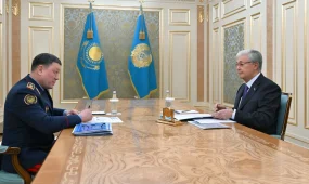 Преступность снизилась на 8%: Президент заслушал отчет главы МВД