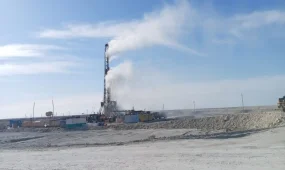 Выброс газа произошел на месторождении в Мангистау