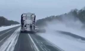 Трассу Астана – Темиртау закрыли из-за метели