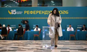 37,54% казахстанцев уже проголосовали на референдуме к полудню