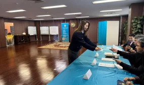 Первой на референдуме проголосовала казахстанская студентка в Токио