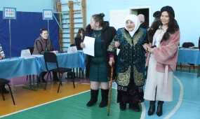 Три поколения семьи Алдамасовых пришли на референдум в СКО