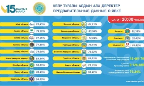Первые итоги референдума в Казахстане: явка составила 73,24%