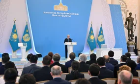 Президент Конституцияны қабылдауға арналған салтанатты жиынға қатысты