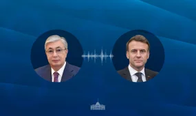Мемлекет басшысы Франция Президентімен телефон арқылы сөйлесті