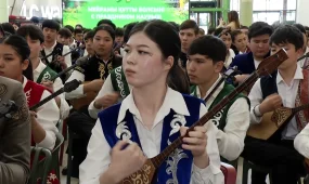 Республиканская акция «Күй күмбірі» с участием молодёжного крыла «Жастар рухы» при партии «AMANAT» прошла в Алматы