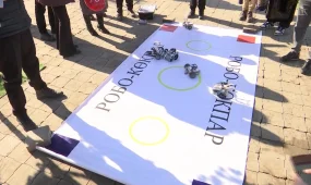 Ақтөбеде роботтар көкпар ойнады