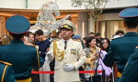 Орталық әскери оркестрдің музыканттары қазақстандықтарды Наурыз мерекесімен құттықтады