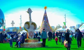 Астанада «Ұлы Дала Аруы» атты арт-инсталляция ашылды