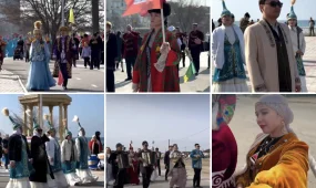 Парад национальной одежды провели в Мангистау