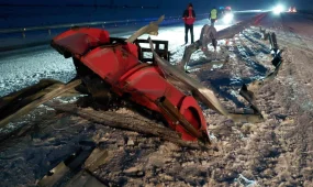 Жол-құрылыс техникасының қатысуымен жол апаты болды