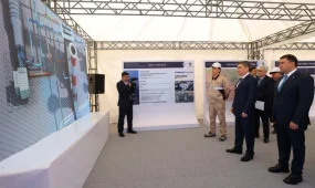 Олжас Бектенов Түркістан облысындағы электр стансасының құрылысын тексерді