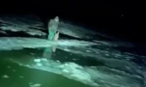 Петропавлда мұзға түсіп кеткен ер адам құтқарылды