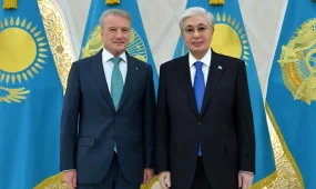 Мемлекет басшысы Қасым-Жомарт Тоқаев Сбербанктің басқарма төрағасы Герман Грефті қабылдады