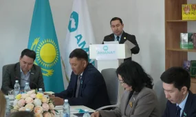 В Атырауской области обсудили ход реализации предвыборной программы партии «AMANAT» на 2023-2027 годы