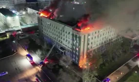 Пожар в акимате Актюбинской области: стали известны подробности