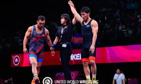 Казахстанские спортсмены завоевали четыре медали чемпионата Азии по греко-римской борьбе