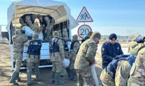 ТЖМ әскери бөлімдері су тасқынынан қорғауда