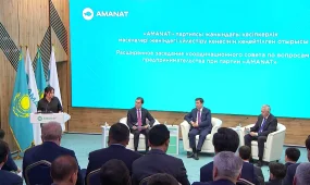 "Навстречу к бизнесу": крыло предпринимателей открыли в партии "AMANAT"