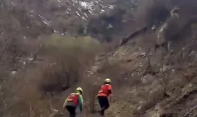 Испугались воя животных: парня с девушкой спасли в горах Алматы