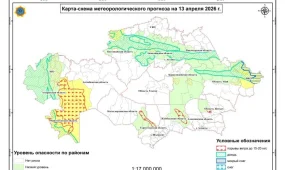 МЧС предупреждает о дождях и бурях