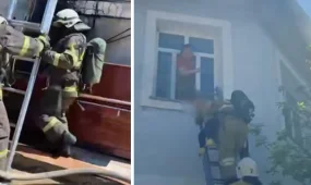 Детский сад загорелся в Кызылорде