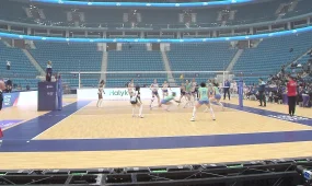 В Астане завершился финальный этап женского ЧРК по волейболу