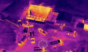 Банный комплекс загорелся в Семее (ВИДЕО)