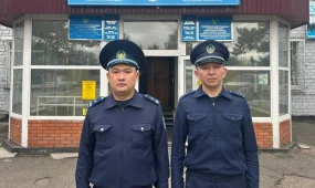 СҚО-да полицейлер мұздай судан шыға алмай қалған 86 жастағы әжейді құтқарды