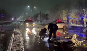 Қарағанды облысында екі мотоцикл соқтығысып, қос жүргізуші де көз жұмды