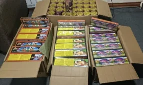 Шымкентте 500 дана пиротехникалық өнім тәркіленді