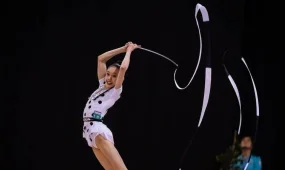 Ақмарал Ерекешева көркем гимнастикадан әлем кубогы кезеңінде қола жүлде алды