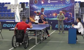 Региональный турнир по паранастольному теннису состоялся в Актау