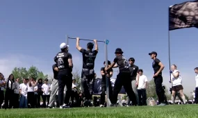 Алматыда 5 мыңнан астам оқушы мен студенттің қатысуымен ауқымды жаппай жаттығу өтті