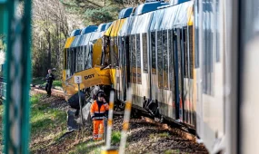 Лобовое столкновение поездов произошло в Дании