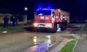 Кентау залило после сильных дождей