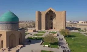 Түркістандағы Қожа Ахмет Ясауи кесенесіндегі қалпына келтіру жұмыстары жалғасады