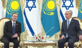 Президент Израиля прибыл с официальным визитом в Астану