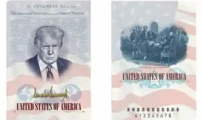 Портрет Трампа поместят на обложку паспорта США