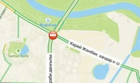Астанада Әл-Фараби даңғылы мен Керей Жәнібек хандар көшесінің қиылысы уақытша жабылады