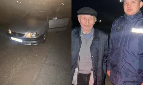 Павлодарда полицейлер жолда адасқан қарияны құтқарды