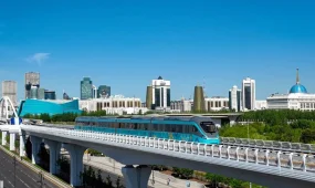 LRT в Астане перевез 100 тысяч человек за сутки и превысил проектную нагрузку (ВИДЕО)