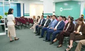 Шымкентте «АMANAT» партиясының жаңа модульдік оқу бағдарламасы басталды