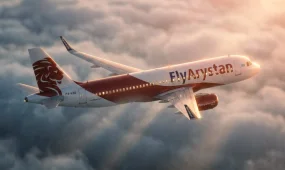 Самолет FlyArystan столкнулся с птицами рейс из Астаны задержали на несколько часов