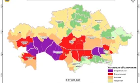 Максимальная пожарная опасность объявлена в шести регионах Казахстана