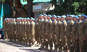 Алматыда ҚР Қарулы Күштерінің Екінші ұлттық контингентін салтанатты қарсы алу рәсімі өтті